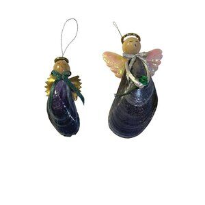 Handcrafted Vintage‎ Sea Shell Angel Ornaments